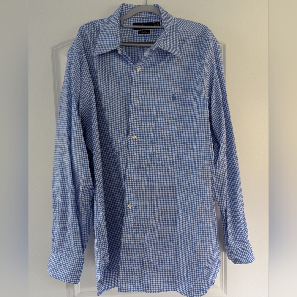 Ralph Lauren Blue Casual Button Down Shirt
